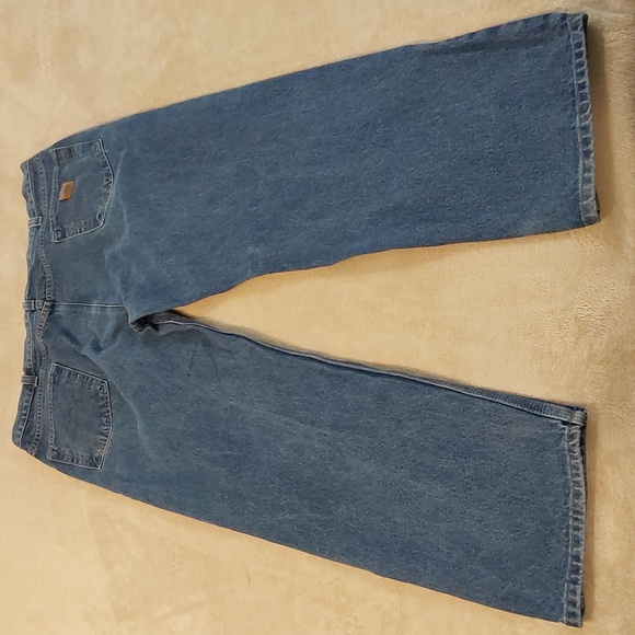Carhartt Mens Relaxed Straight Jeans Size 42x30 - Picture 10 of 12